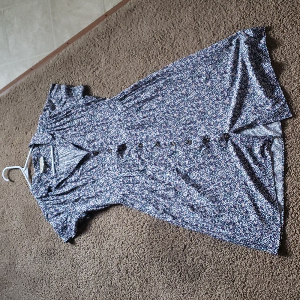 Indigo Rose floral dress size large